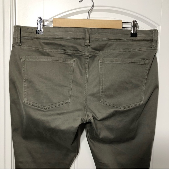 Express Jeans Ankle Low Rise Stella Army Green Leggings 14 - Picture 7 of 12